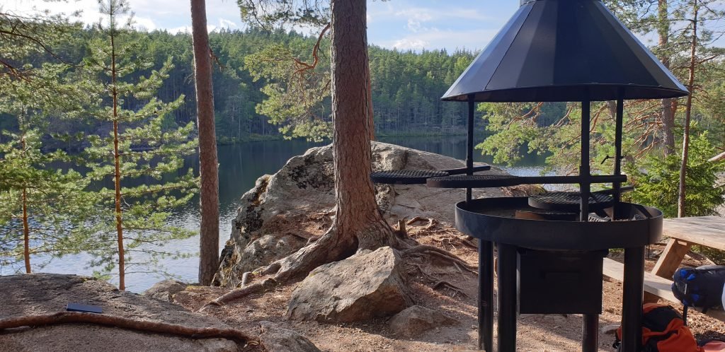 Katajajärven nuotiopaikka repoveden kansallispuisto